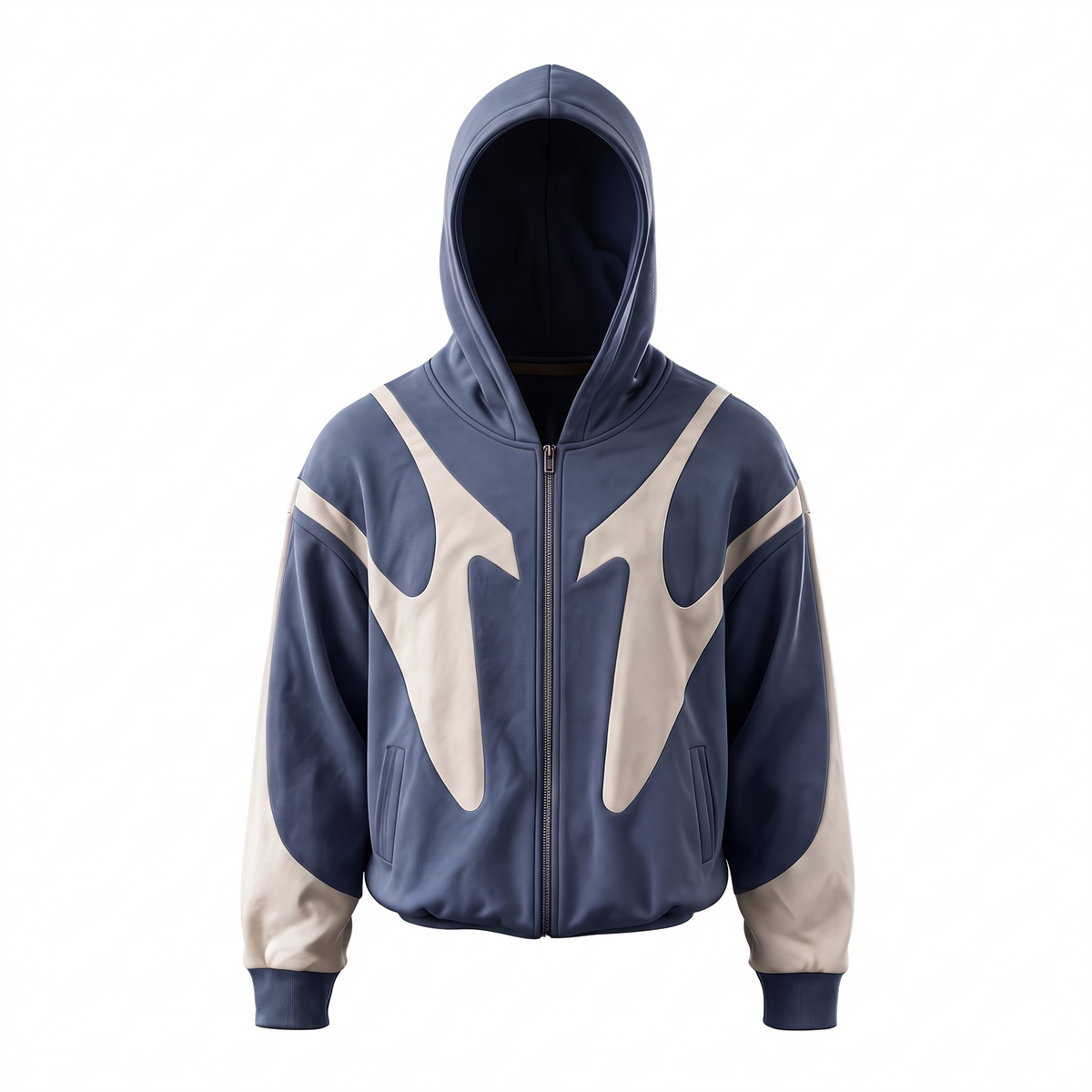 Volt Panel Jacket — blue, front