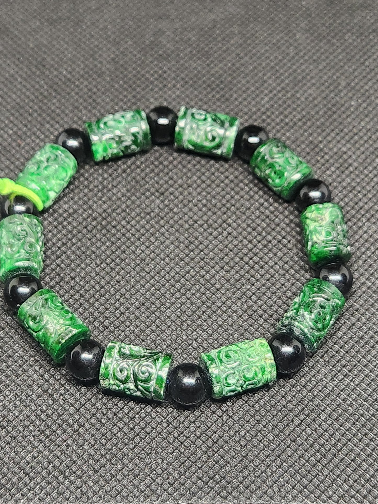 Bracelet Dark Green Jade Black Bracelet Real Jade Bracelet