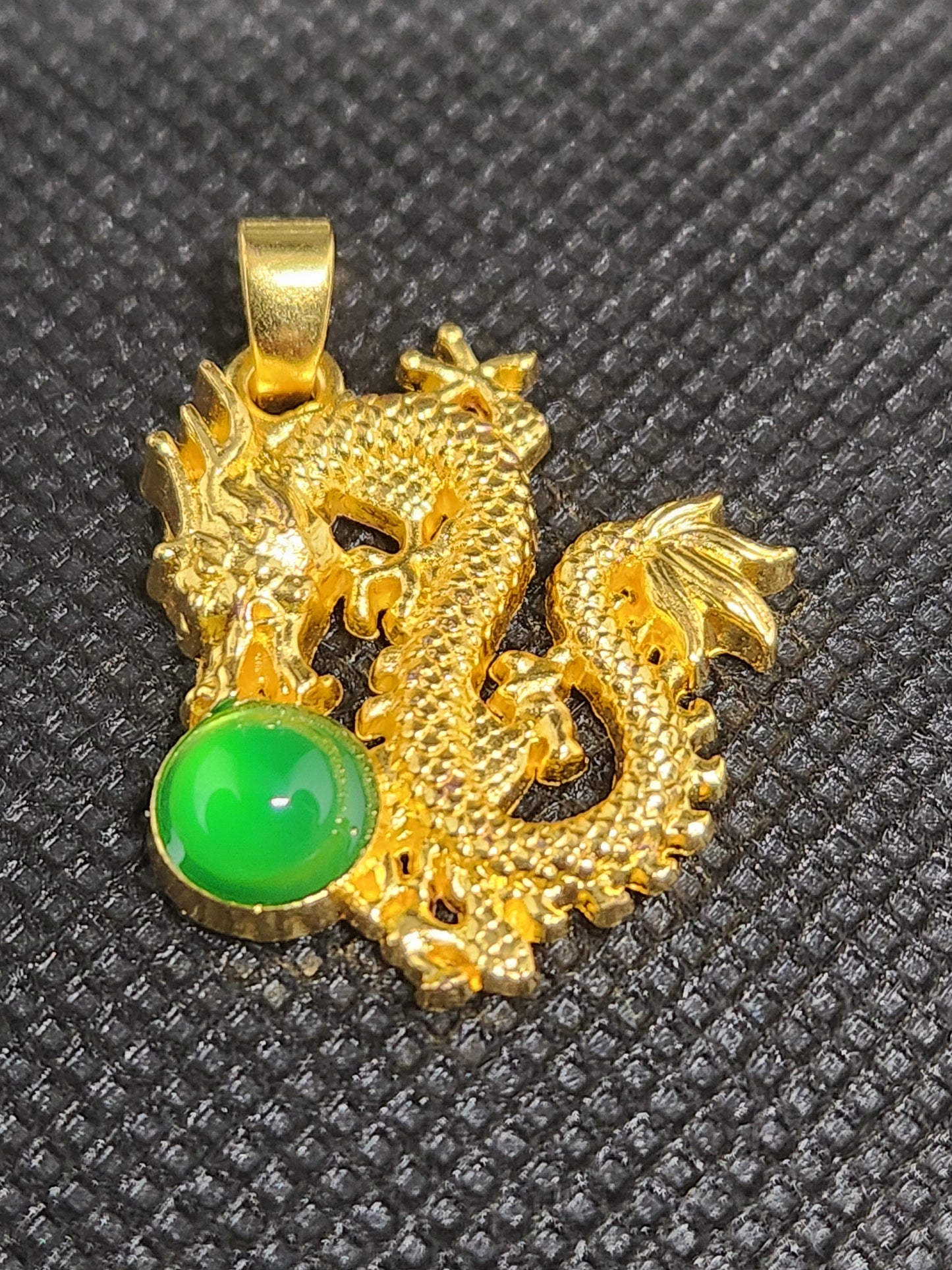 Gold plated 24k  Dragon pendant