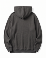 Hoodie Quart-Zip Gaufré — Épais