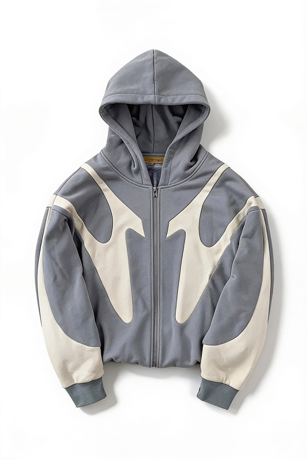 Graphic Zip-Up Hoodie